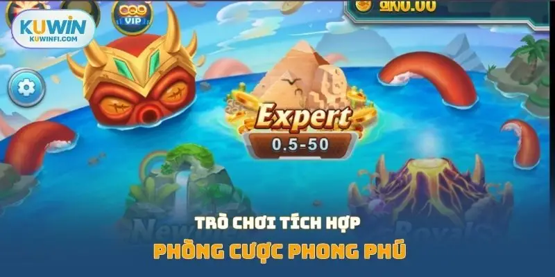 Trò chơi tích hợp phòng cược phong phú